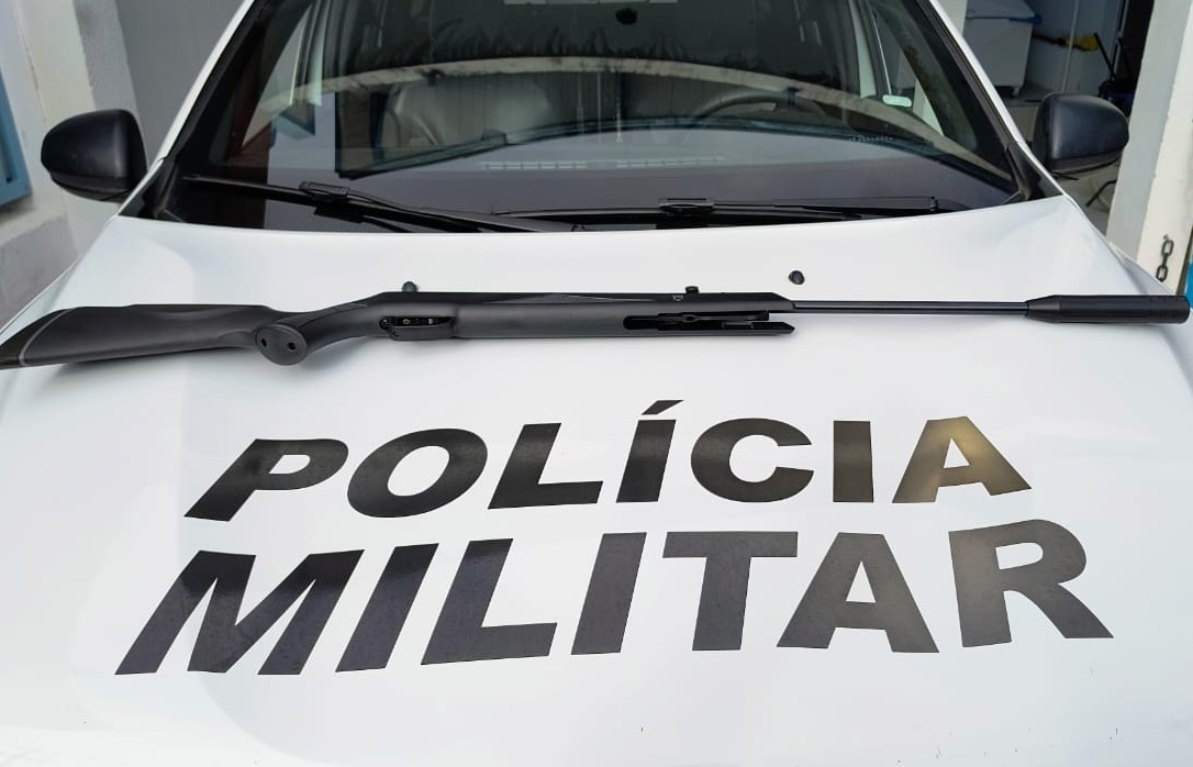 Arma utilizada para matar o p&aacute;ssaro