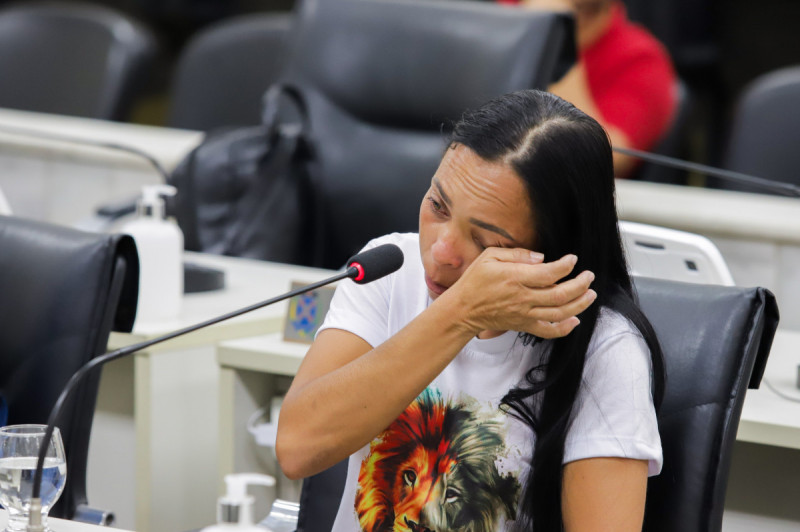 M&atilde;e de Jamily em depoimento &agrave; CPI da C&acirc;mara Municipal que investigou o caso