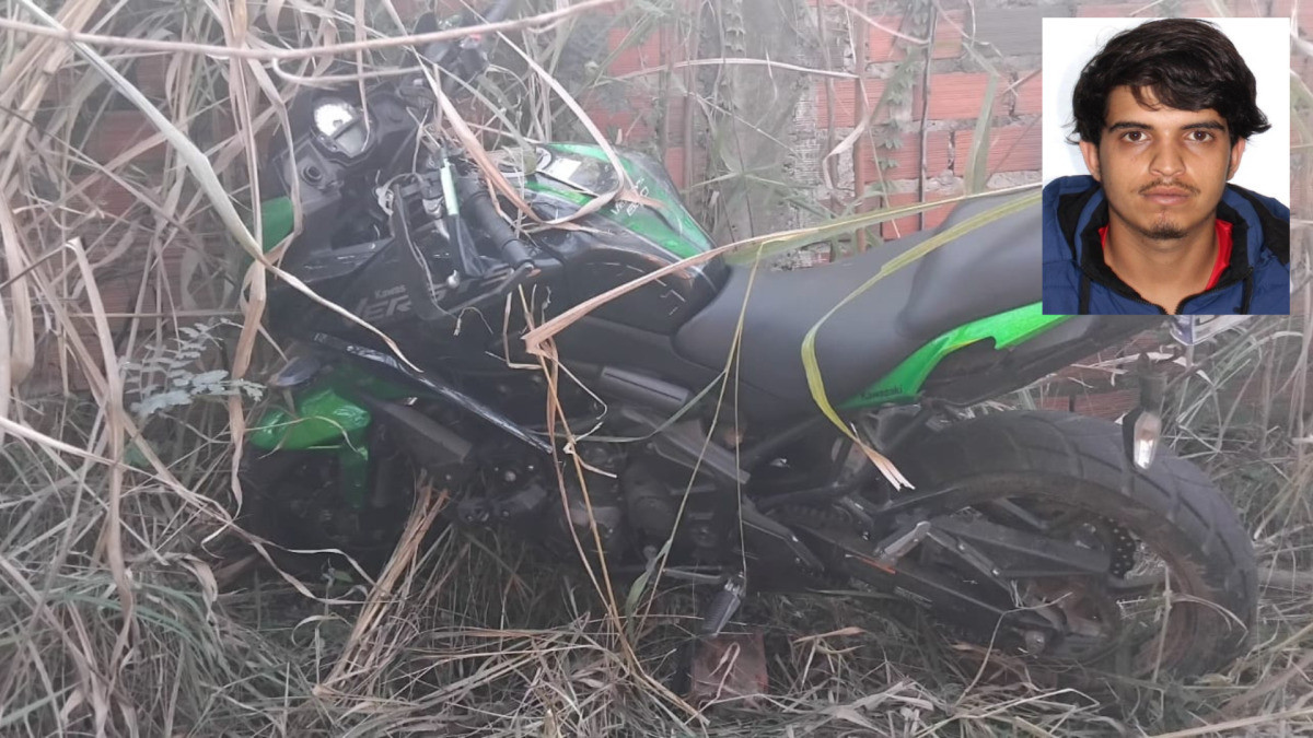 Moto utilizada no crime foi apreendida e suspeito identificado