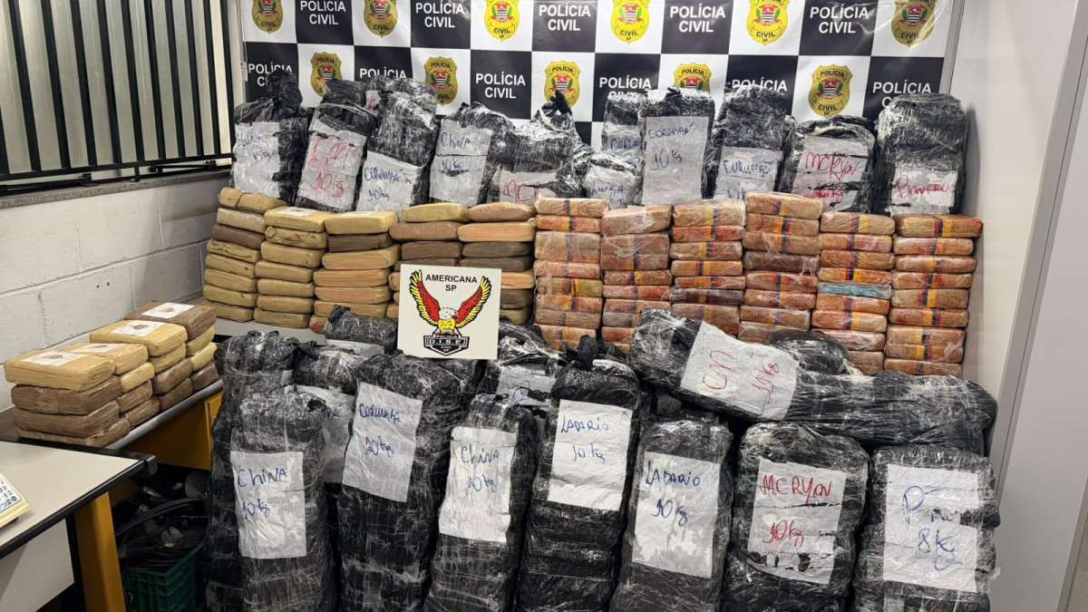Pol&iacute;cia Civil apreende grande quantidade de drogas em Limeira