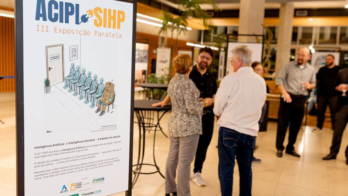 Acipi realiza mostra paralela do Sal&atilde;o Internacional de Humor