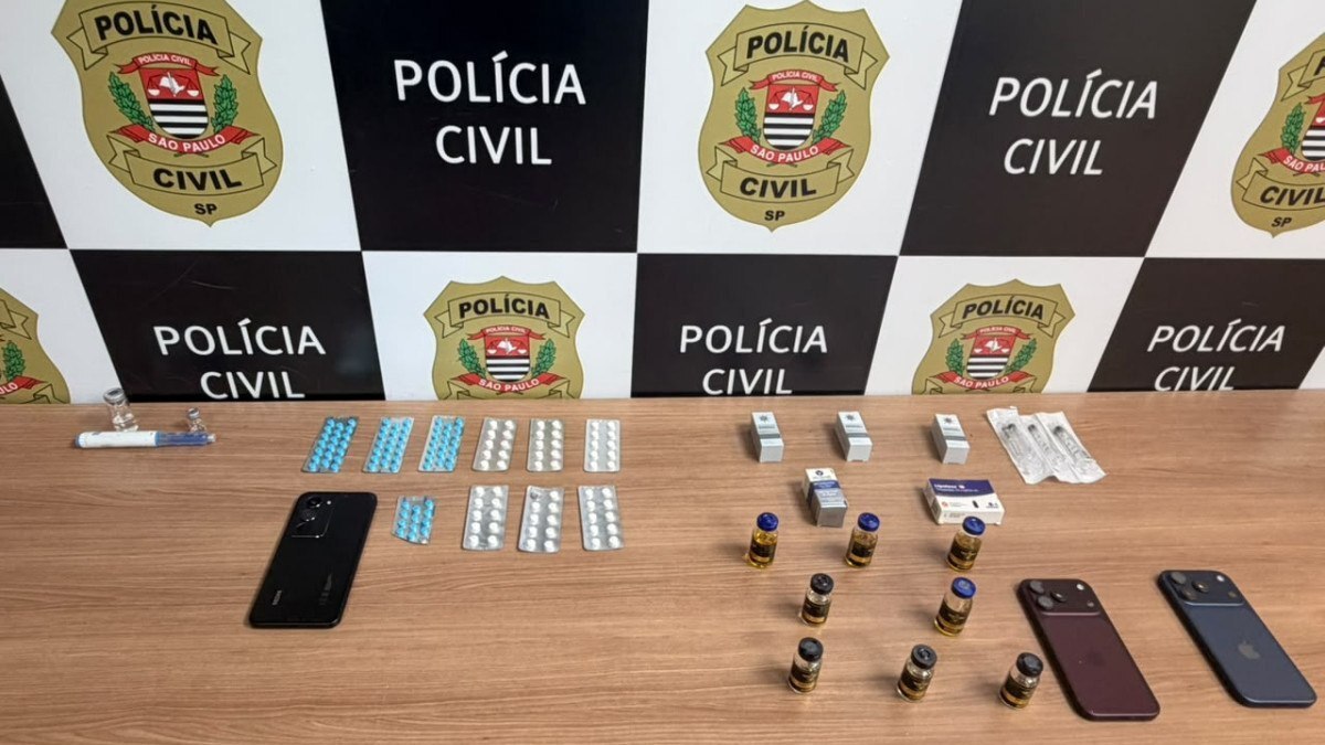 Produtos il&iacute;citos apreendidos pela Pol&iacute;cia Civil